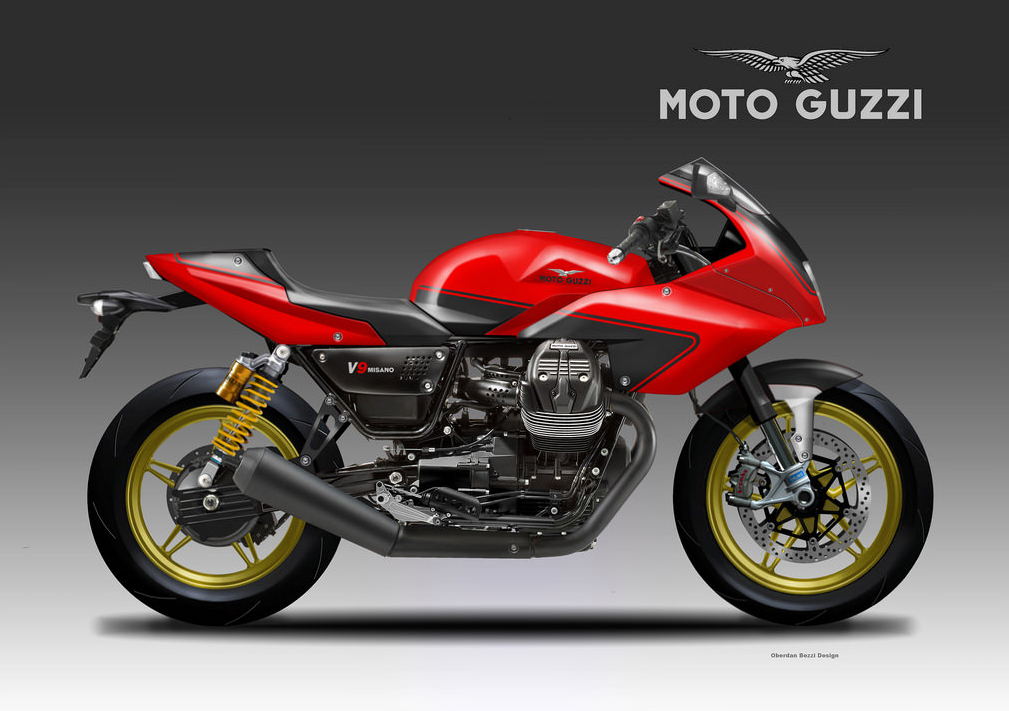 Moto Guzzi V9 Concepts By Oberdan Bezzi